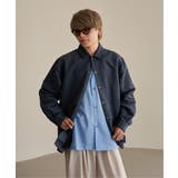 ネイビーブルー | フェイクスウェードシャウター【MonoMax × 小泉孝太郎】【親子コーデ】 | ikka
