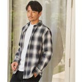 ネル無地/チェック柄 スイスカラーシャツ | ikka | 詳細画像7