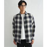 ネル無地/チェック柄 スイスカラーシャツ | ikka | 詳細画像9
