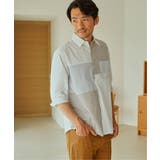 ホワイト | ブロックス冷感5分袖シャツ | ikka