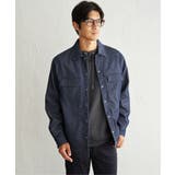 ネイビーブルー | メッシュデニムシャウター | ikka