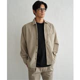 グレージュ | 【セットアップ対応】ストレッチコールシャウター | ikka