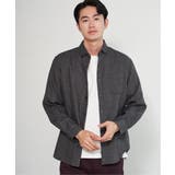 イージーケアネルチェックスイスカラーボタンダウンシャツ | ikka  | 詳細画像1 