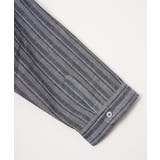 【吸水速乾】フレンチリネンMIX袖2WAYストライプシャツ | ikka  | 詳細画像18 