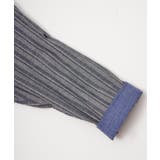 【吸水速乾】フレンチリネンMIX袖2WAYストライプシャツ | ikka  | 詳細画像19 