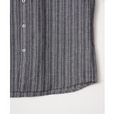 【吸水速乾】フレンチリネンMIX袖2WAYストライプシャツ | ikka  | 詳細画像21 