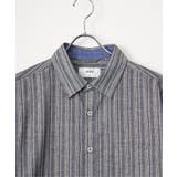 【吸水速乾】フレンチリネンMIX袖2WAYストライプシャツ | ikka  | 詳細画像22 