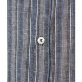 【吸水速乾】フレンチリネンMIX袖2WAYストライプシャツ | ikka  | 詳細画像25 