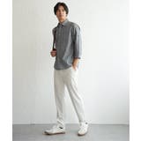 【吸水速乾】フレンチリネンMIX袖2WAYストライプシャツ | ikka  | 詳細画像5 