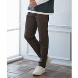 ブラウン | GOKU楽パンツ EASY STRETCH チェック5ポケット | ikka 