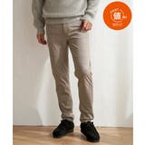 ベージュ | GOKU楽パンツ EASY STRETCH チェック5ポケット | ikka 