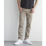 ベージュ | 【接触冷感】接触冷感チェック5ポケットパンツ | ikka 