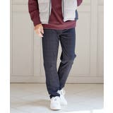 ネイビーブルー | GOKU楽パンツ EASY STRETCH チェック5ポケット | ikka 