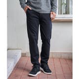 ネイビーブルー | GOKU楽パンツ EASY STRETCH 起毛チェック5P | ikka 