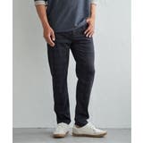 ネイビーブルー | GOKU楽パンツ EASY STRETCH チェック5ポケット | ikka 