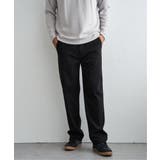ブラック | GOKU楽パンツ EASY STRETCH 起毛リラックス5Pパンツ | ikka 