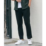 ブラック | 【接触冷感】GOKU楽パンツ EASY STRETCH 冷感アンクル | ikka 