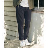 ネイビー | 【接触冷感】GOKU楽パンツ EASY STRETCH 冷感アンクル | ikka 