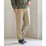 ベージュ | GOKU楽パンツ EASY STRETCH テーパード | ikka 