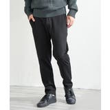 ブラック | GOKU楽パンツ EASY STRETCH テーパード | ikka 