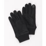 ブラック | スエードタッチグローブ | ikka 