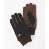 ネイビーブルー | リブ編みグローブ | ikka 