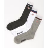 Dickies ディッキーズ クルー丈ソックス 3足セット | ikka | 詳細画像1