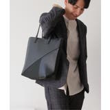 PU切り替えトートバッグ | ikka | 詳細画像7