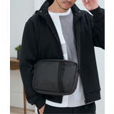 ブラック | 撥水コートショルダーバッグ | ikka 