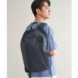 ネイビーブルー | 撥水コートバックパック | ikka