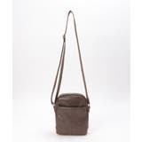 ダークブラウン | GPレザータッチショルダーバッグ | ikka 