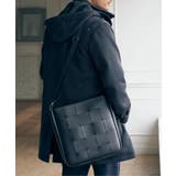 ブラック | イントレチャートショルダーバッグ | ikka 