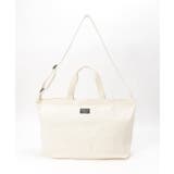 オフホワイト | キャンバス2WAY ZIPショルダーバッグ | ikka 