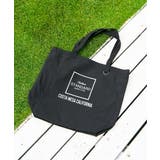 ブラック | ナイロンシンプルECOトートバッグ | ikka 