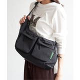 【WEB限定】KiU ダブルポケットショルダーバッグ【撥水／防水】 | ikka  | 詳細画像3 