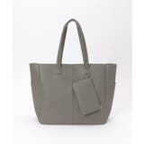 グレー | シュリンクジップトートバッグ | ikka 