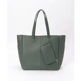 ダークグリーン | シュリンクジップトートバッグ | ikka 