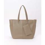 ベージュ | シュリンクジップトートバッグ | ikka 