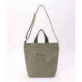 オリーブ | 2wayキャンバスショルダーバッグ | ikka 