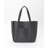 ブラック | シュリンクポケ付きトートバッグ | ikka 