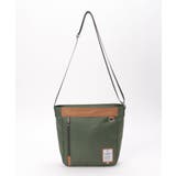 オリーブ | 配色切り替えショルダーバッグ | ikka 