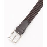 レザーストレッチメッシュベルト | ikka  | 詳細画像5 