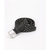 チャコール | ストレッチゴムメッシュベルトMIX | ikka 