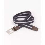 ネイビーブルー | ストレッチゴムメッシュベルト | ikka 