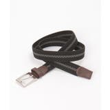 チャコール | ストレッチゴムメッシュベルト | ikka 