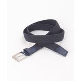 ダークネイビー | ストレッチゴムメッシュベルト | ikka 