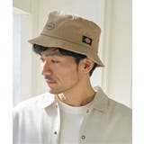 ベージュ | Dickies ディッキーズ ロゴ刺繍バケットハット | ikka 