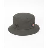 グレー | Dickies ディッキーズ ロゴ刺繍バケットハット | ikka 