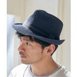 ネイビーブルー | ドライサーモ中折ハット | ikka