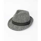 グレー | リネンMIX中折ハット | ikka 
